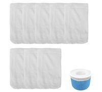 WUSJCOF 8 unidades Calcetines para skimmer piscina, Accesorios de filtro reutilizables para filtración fina, Filtros para skimmer y cesta, Prefiltro piscina de nailon para cabello y hojas