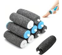 WUSJCOF 9 Piezas Rodillos Extragruesos,Compatible con Scholl Velvet Smooth y Doctor Scholl,Recambios para un Cuidado Eficaz de los Pies,para Quitar Durezas con Lima Pies Eléctrica