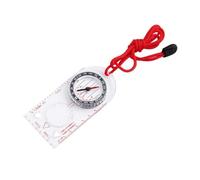 WUSJCOF Brújula de Orientación Multifuncional e Impermeable, Lupa, Regla y Escala para Lectura de Mapas, para Navegación, Senderismo, Montañismo, Camping, Geocaching, con Cordón