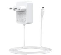 WUSJCOF fuente de alimentación de 15 W para Echo Dot, Echo Show 5, adaptador de corriente del cargador Fire TV Cube con cable de alimentación de 1,5 M (blanco)