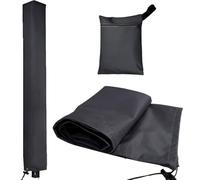 WUSJCOF Funda para Tendedero Giratorio con Cremallera, Cubierta para Leifheit Tendedero, Impermeable y Resistente al Viento 420D Oxford (180x16x16cm)