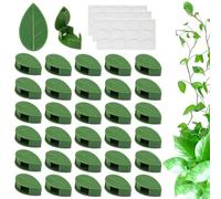 WUSJCOF Soporte Plantas Trepadoras, 30 Piezas Soporte Autoadhesivo para Plantas, Sujetadores de Plantas para Paredes Lisas, Clips Invisibles para Plantas, Guía para Plantas Trepadoras