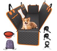 WUSUPU Dog Car Cover,Car Seat Cover for Dogs,Dog Boot Protector,Rear Seat Cover for Pets,Waterproof and Resistant,Protector Waterproof Anti-Skid with Visible Mesh Window,Universal for SUV and Travel