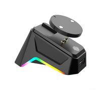 Wusvive Base de carga para Logitech G502 G502 X Gaming Mouse (negro) | Rápido para la central eléctrica, para una construcción ABS duradera, opciones multicolores, configuración eficiente para
