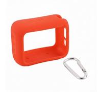 Wusvive Funda absorbente de golpes para JBL para go4 portátil, color blanco | Material de silicona elástica, resistente a los arañazos, acabado rojo vibrante, fácil de limpiar, funda para altavoz
