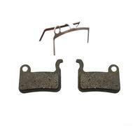 Wusvive Pastillas de Freno Semimetálicas Negras 25g para MTB | Par ligero de 25 g, para acabado negro, resistente al calor, ideal para ciclismo de montaña, frenado suave