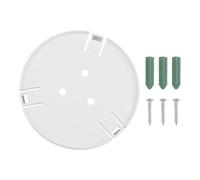 Wusvive Soporte de diseño de hebilla para cámara Mi Home 360 Spin | Ajuste personalizado para Yi 1080P, rotación de 360 grados, ajuste de ángulo fácil, montaje en pared seguro, acabado blanco