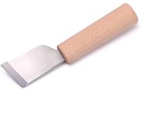 WUTA Cuchillo de cuero profesional para manualidades de cuero, cuchillo de adelgazamiento de cuero DIY para hoja inclinada - derecha