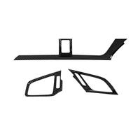 WUTBHGQXWIP 3 piezas de fibra de carbono for salpicadero de coche, cubierta de salida de ventilación de CA, molduras de marcos compatibles con Honda Civic Sedan 2016-2021(Right Hand Drive)