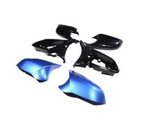 WUTBHGQXWIP 6 PCS/SET Cubierta de espejo lateral retrovisor de fibra de carbono Compatible con BMW Ser F20-23 F30-33 F36 E84 F87 M2(Army green)