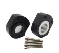 WUTBHGQXWIP Abrazaderas de Montaje for Manillar de Motocicleta, Elevador Compatible con Kawasaki ZX-14R ZZR1400 2006-2018, adaptadores elevadores de Bicicleta(Balck)