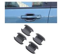 WUTBHGQXWIP ABS compatible con Ford Maverick 2022-2025, pegatinas for cuencos de puerta Exterior de coche, pegatinas for manija de puerta Exterior de coche(Style A Carbon Fiber)