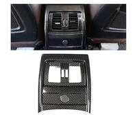 WUTBHGQXWIP Accesorios de coche ABS asiento trasero de coche cubierta de ventilación de aire acondicionado Compatible con BMW 3 4 Series GT F30 F34 2016-2018(Carbon fiber)