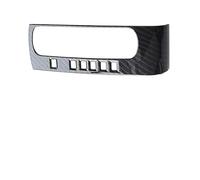 WUTBHGQXWIP Ajuste de la cubierta del panel de la perilla de cambio de marchas ABS de fibra de carbono compatible con Honda Civic 10th 2016-2019 LHD