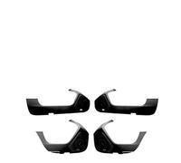 WUTBHGQXWIP Almohadilla protectora de cuero for puerta de coche, pegatinas protectoras de borde lateral, accesorios compatibles con GWM Haval Hover H9 15-22(Black)