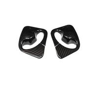 WUTBHGQXWIP Cinturón de moldura interior compatible con BMW X3 X4 G01 G02 2018-2022 Trim ABS fibra de carbono accesorios for automóviles 2 piezas