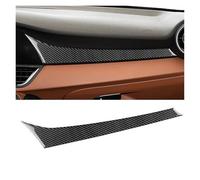 WUTBHGQXWIP Compatible con Alfa Romeo Giulia 15-25, consola central for coche, tablero de instrumentos, Panel copiloto, pegatinas embellecedoras, accesorios de sintonización(LHD Black)