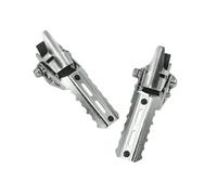 WUTBHGQXWIP Compatible con BMW R1250GS R1200GS LC F900xr F750GS F850GS 2013-2023 Estribos Delanteros de Carretera Abrazaderas Plegables giratorias(A Silver)