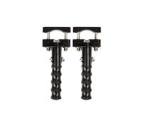 WUTBHGQXWIP Compatible con BMW R1250GS R1200GS LC F900xr F750GS F850GS 2013-2023 Estribos Delanteros de Carretera Abrazaderas Plegables giratorias(B Black)