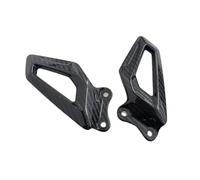 WUTBHGQXWIP Compatible con BMW S1000RR 2019-2025 Accesorios de Motocicleta de Fibra de Carbono Reposapiés Juego Trasero Protector de Placas de talón