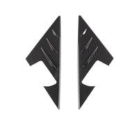 WUTBHGQXWIP Compatible con BMW Serie 3 G20 2020-2024 ABS fibra de carbono espejo retrovisor lateral triángulo alerón embellecedor adhesivo decorativo(Carbon Fiber)