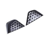 WUTBHGQXWIP Compatible con BMW X5-X7 G05-G07 2023-2025 ABS fibra de carbono tablero de instrumentos de coche salida de aire lateral pegatina de marco decorativo(Black)