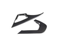 WUTBHGQXWIP Compatible con Corvette C7 14-19 ABS manija de Control central de coche marco decorativo cubierta embellecedor accesorios interiores de coche(Carbon fiber)