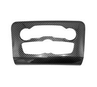 WUTBHGQXWIP Compatible con Dodge 2016-2021 con apariencia de fibra de carbono, panel de aire, control central, aire acondicionado, cubierta de panel(Black Carbon)