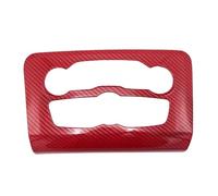 WUTBHGQXWIP Compatible con Dodge 2016-2021 con apariencia de fibra de carbono, panel de aire, control central, aire acondicionado, cubierta de panel(Red Carbon)