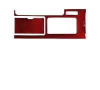 WUTBHGQXWIP Compatible con Ford Mustang GT Shelby 2010-2014 pegatina de fibra de carbono consola central de coche Panel de cambio de marchas accesorios de ajuste(Red)