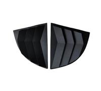 WUTBHGQXWIP Compatible con Honda Civic Sedan 8th 2006-2010, rejilla trasera for ventana de coche, cubierta de obturador lateral, pegatina embellecedora, pala de ventilación ABS(Matte Black)