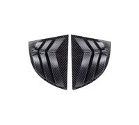 WUTBHGQXWIP Compatible con Honda Civic Sedan 8th 2006-2010, rejilla trasera for ventana de coche, cubierta de obturador lateral, pegatina embellecedora, pala de ventilación ABS(Carbon)