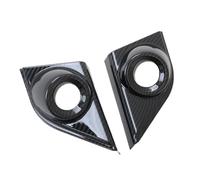 WUTBHGQXWIP Compatible con Honda CR-V 2017-2022, puerta interior delantera de coche de grano de madera, cubierta de altavoz de pilar, accesorios interiores embellecedores(Carbon Fiber Color)