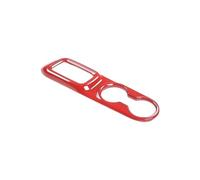 WUTBHGQXWIP Compatible con Jeep Wrangler JK 2011-2017, panel de cambio de marchas interior del coche, cubierta decorativa for portavasos delantero(Red)