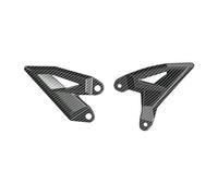 WUTBHGQXWIP Compatible con Kawasaki Ninja 400 2018-2024 / Z400 2019-2024 Protector de talón de Pedal de Motocicleta(Carbon Look)