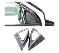 WUTBHGQXWIP Compatible con Peugeot 3008 5008 GT 2017-2023, accesorios de ajuste de cubierta de columna A, triángulo interior for ventana de puerta delantera de coche(Carbon Fibre)