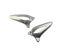 WUTBHGQXWIP Compatible con Speed Triple 1200RS 1200RR 2021-2024 Accesorios de Motocicleta de Fibra de Carbono Placas Protectoras de talón Reposapiés