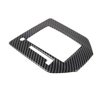 WUTBHGQXWIP Compatible con Subaru XV 18-21, consola central de coche de fibra de carbono suave, cubierta de panel de caja de cambios, pegatina interior