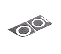 WUTBHGQXWIP Compatible con Taycan 2019-25, cubierta de portavasos Central de fibra de carbono suave for coche, pegatina decorativa, accesorios interiores for coche(Carbon Fiber(R H D))