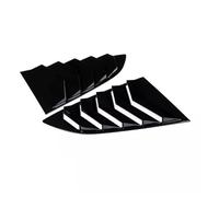 WUTBHGQXWIP Compatible con Toyota GR86 Subaru BRZ 2022-2025, rejilla trasera for ventana de coche, cubierta de obturador lateral, pegatina embellecedora, pala de ventilación ABS(Gloss Black)