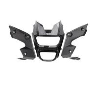 WUTBHGQXWIP Cubierta de luz Delantera de Motocicleta + Soporte de señal de Giro Compatible con Honda Grom Msx125 SF 2017-2020 Piezas del Kit de carenados, Mate(Carbon)