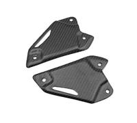 WUTBHGQXWIP Cubierta Protectora del talón del reposapiés de la Motocicleta de Fibra de Carbono Compatible con Kawasaki Z900 2017-2023 Protector de Clavija del reposapiés