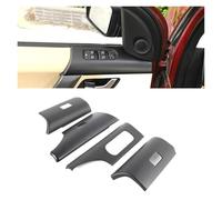 WUTBHGQXWIP Embellecedor decorativo for panel de elevación de cristal de puerta interior de coche, ABS, compatible con Land Rover Freelander 2 (2007-2015)(Matte Black)