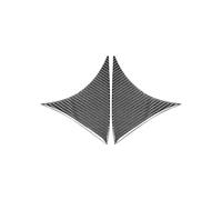 WUTBHGQXWIP Etiqueta engomada del panel del triángulo del alerón del labio del parachoques trasero del ala trasera del coche Compatible con Mazda 3 Axela 2014-2017