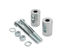 WUTBHGQXWIP Extensión de elevadores de Manillar de 2'' Compatible con Modelos Harley Davidson Touring Softail y Dyna Espaciadores de Manillar de 1-1/4'' de Aluminio(Chrome)