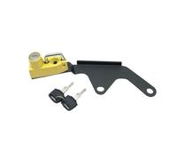 WUTBHGQXWIP Gancho de Montaje de Bloqueo for Casco de Motocicleta con 2 Llaves de Seguridad Lateral Compatible con Street Triple 765RS 765R 765S 2013-2022(Yellow)