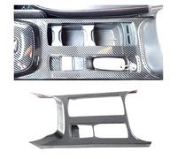 WUTBHGQXWIP LHD Compatible con Ford Focus 2022-2024 ABS consola central panel de cambio de marchas cubierta for posavasos accesorios adhesivos(Style B)