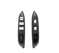 WUTBHGQXWIP Panel de bisel del interruptor de encendido de la ventana delantera izquierda/derecha del coche Compatible con Toyota Yaris 4D Sedean/vios 2006-2016 LHD(1pair Black)