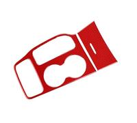 WUTBHGQXWIP Protector de ajuste de la cubierta decorativa del Panel de cambio de marchas del coche Compatible con accesorios interiores Jeep Grand(2016-2018 RedCarbon)