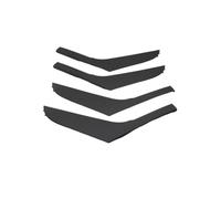 WUTBHGQXWIP Reemplazo de 2/4 piezas de cubierta de manija de puerta delantera, trasera, izquierda y derecha for Golf 6 Sedán GTI MK6 2009-2014(Black 4PCS)